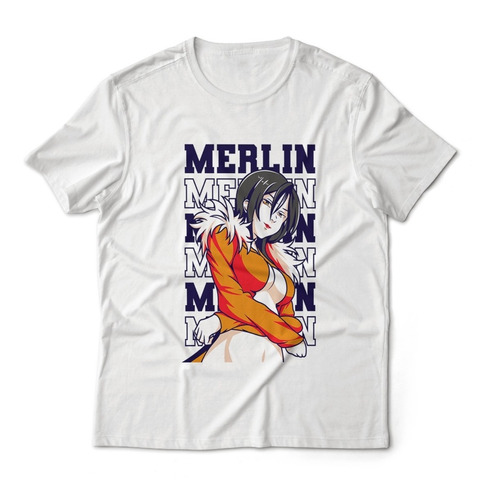 Polera Manga Corta Anime - Nanatsu No Taizai - Merlin