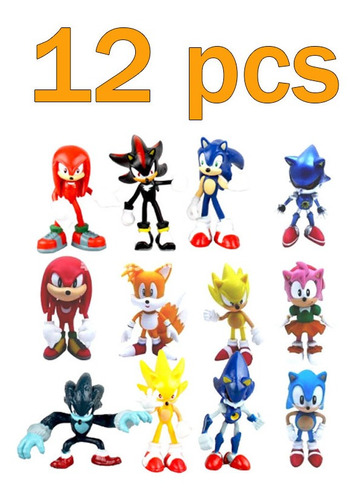 Miniatura Super Sonic Boom Tails Robotnik Knuckles Am 12pzas