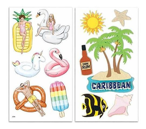 Juego De Calcomanias De Vacaciones De Florida Crafts Para La
