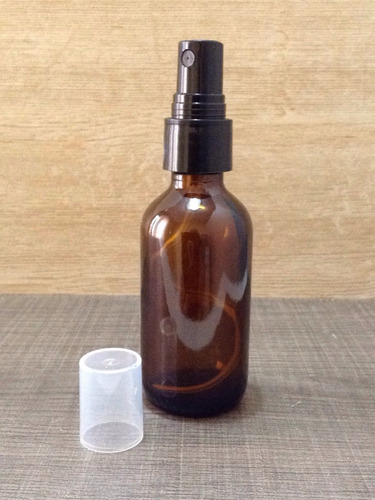 10 Pz Frasco - Envase Vidrio 60ml Ambar Atomizador(it-193)