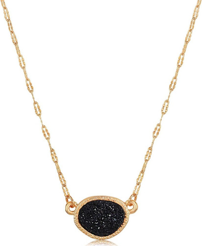 Humble Chic Simulado Druzy Delicado Collar Para Mujer Boho