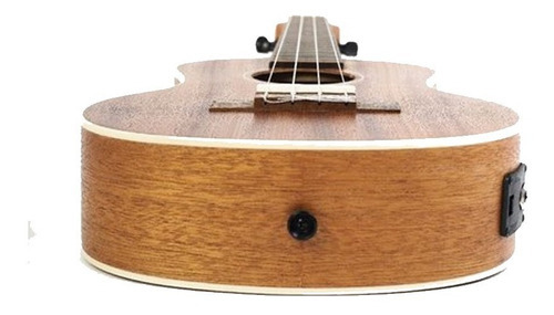 Ukulele Electroacústico Tenor Bamboo U-26-sapele-q Con Funda Color Marrón