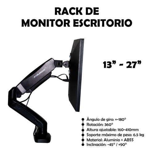 Rack Para Monitor 13 A 27 Pulgadas