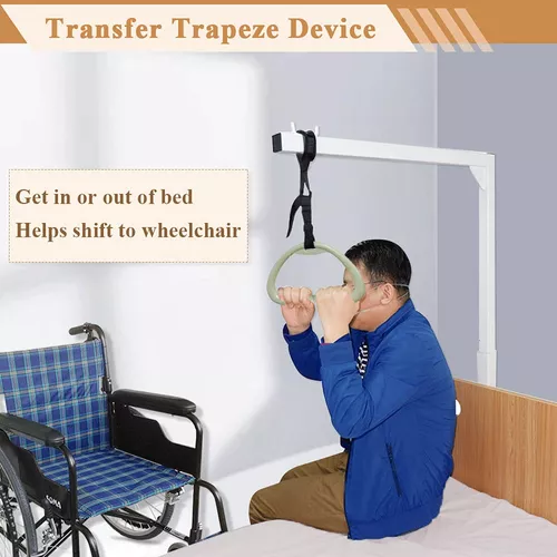 Barra de trapecio para movilidad de la cama, montaje en el marco de la  cama, trapecio de cama superior, fácil de montar, barra de asistencia para