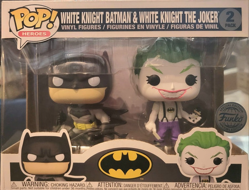 Pop! 2-pack White Knight Batman & White Knight The Joker Se