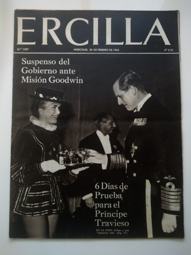 Revista Ercilla N° 1397 Miércoles 28 De Febrero De 1962. J