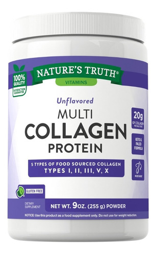 Multi Collagen Complex Colágeno Tipo I, Ii, Iii, V, X Polvo