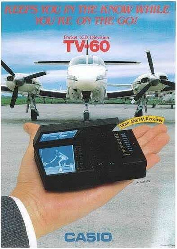 Imagen 2 de 9 de Casio Tv-60 Mini Television Radio