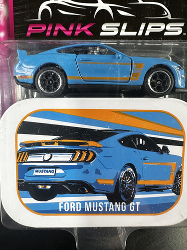 Jada Pink Slips Mustang Gt 1:64 Azul Acero