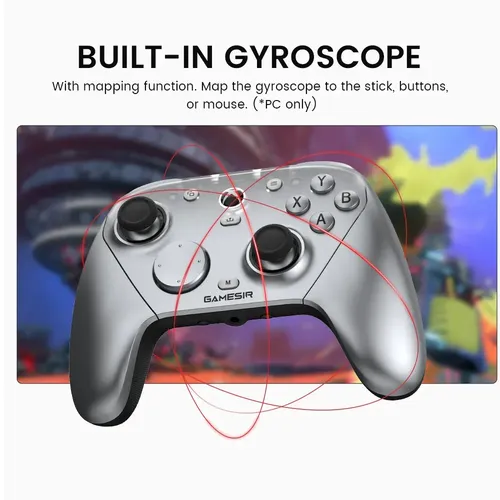 Controle GameSir G7 Pro sem Fio para Xbox, PC e Android Prateado