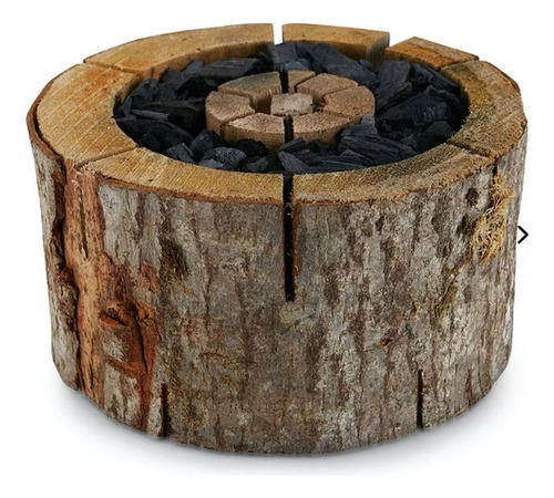 Imagen 5 de 10 de Brasero Ecológico Portatil Ecogrill Carbón Madera Uso Facil