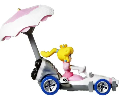Hot Wheels Mario Kart Princess Peach B Dasher Peach Parasol
