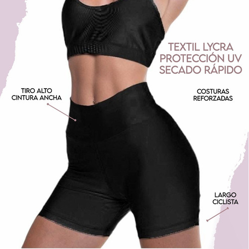 Imagen 2 de 10 de Short Deportivo Ailyke Short Deportivo Mujer Tiro Alto