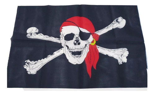 Bandeira Pirata Jolly Roger 45x30cm