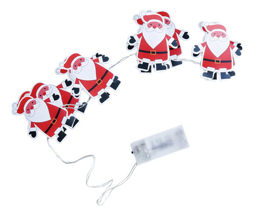 4 Guirnalda De Luces Navideñas De Papá Noel, 4 Piezas