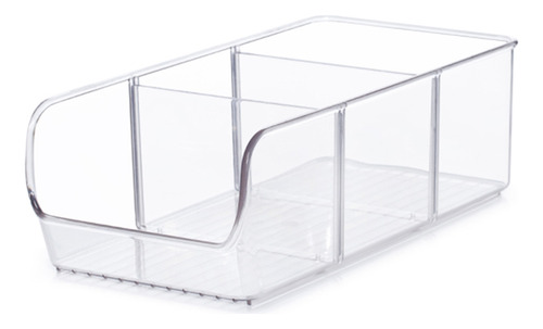 Cubo Organizador De Alimentos De Plástico Transparente Con S