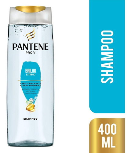 Shampoo Pantene Pro-v Brilho Extremo 400ml