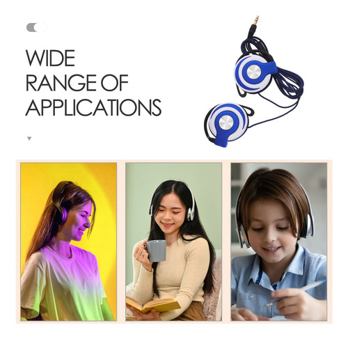 Auriculares Con Clip De 3,5 Mm, Auriculares Earhook
