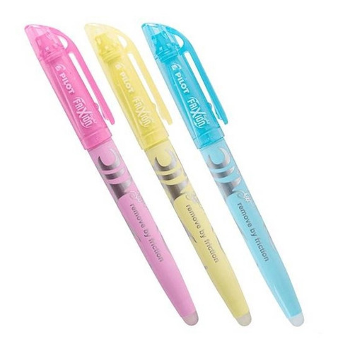 Set De Destacadores Frixion Light Soft 3 Colores Pilot
