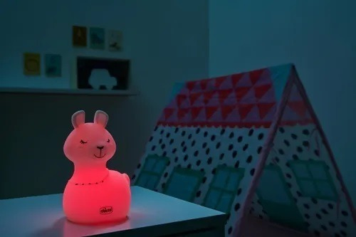 Imagen 6 de 9 de Luz De Noche Para Bebés Recargable Chicco Usb Llama