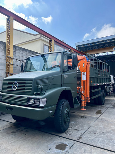 Caminhão Mercedes 1418 Ano 2000 Com Munck Argos 9.100