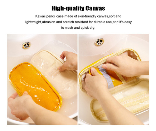 Pen Bag Juniors Expandable Kawaii For Elementary Case Pencil