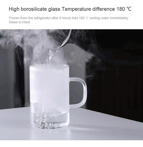 Copo Ao Fogão 500ml Caneca De Vidro Com Fiotro Para Chá