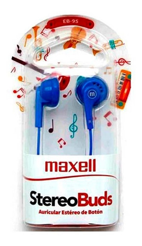 Imagen 6 de 8 de Auriculares Maxell Eb-95 Stereo Earbuds Colores Circuit