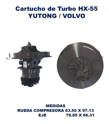 Turbo Cartucho Hx-55  Volvo / Yutong