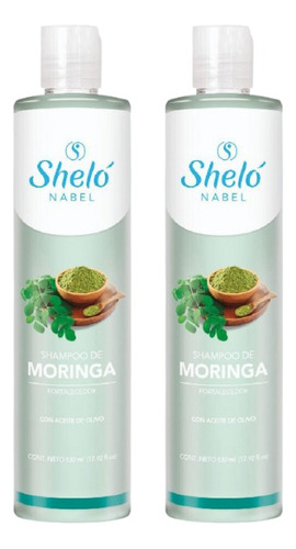 2 Pack Shampoo De Moringa Shelo