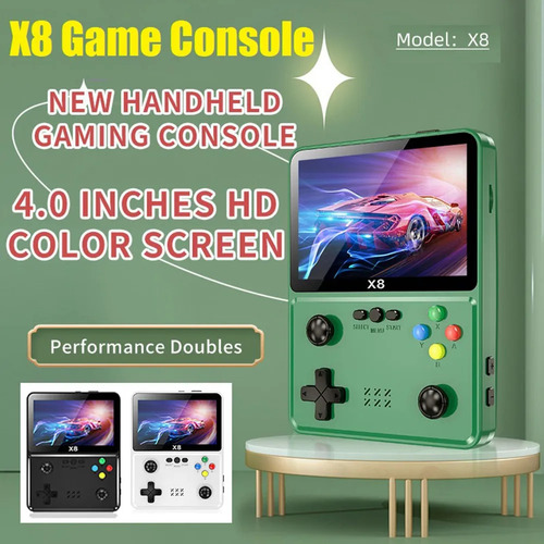 Consola De Juegos Retro X8, Reproductor De Juegos Portátil C