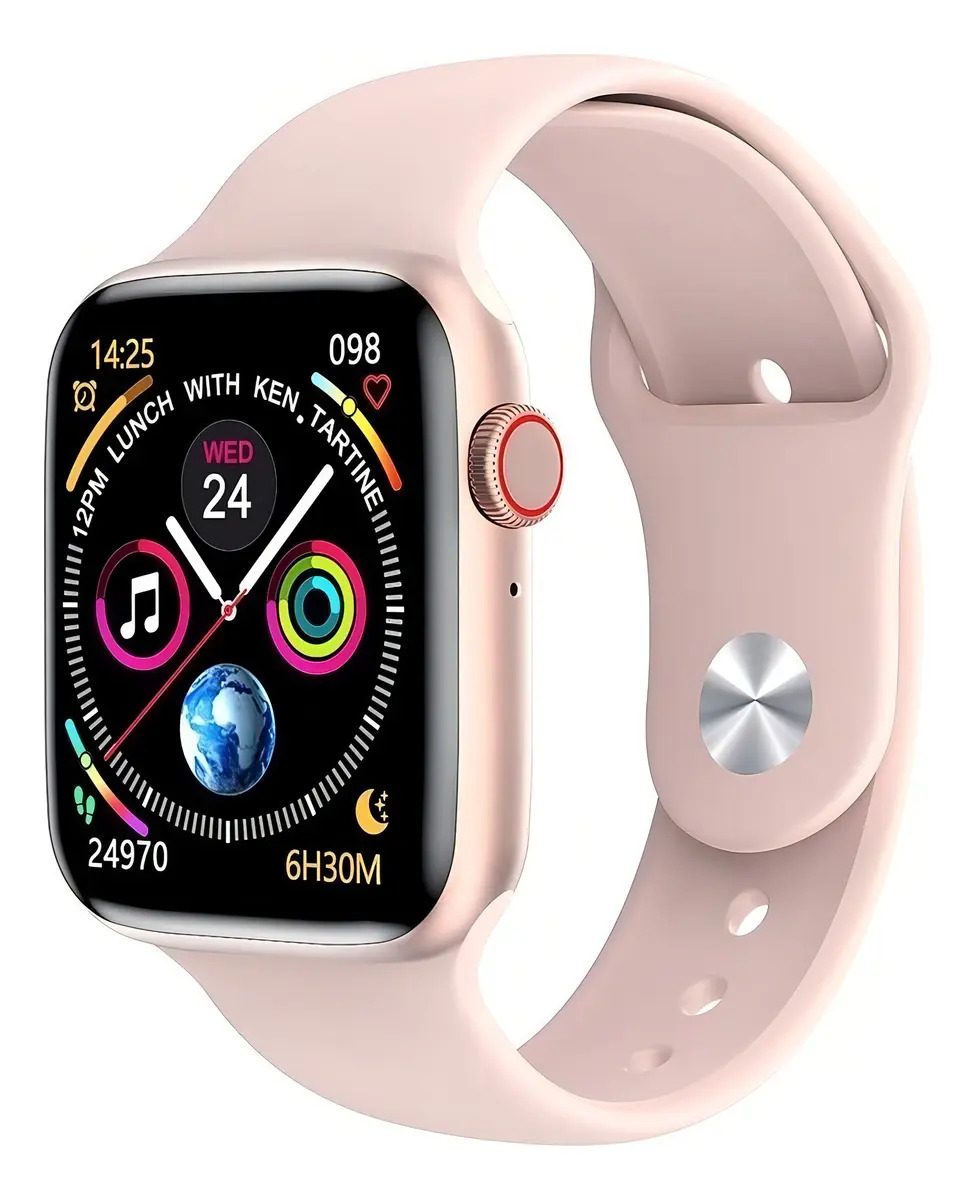 Relogio Smartwatch Inteligente Iwo W26 Pequeno 40mm Cor da caixa Rosa