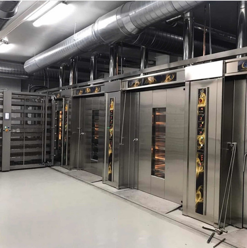 Imagen 5 de 10 de Horno Panadería Rotativo 20 Bandejas Eléctrico Y A Gas