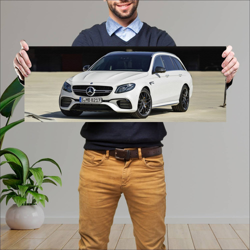 Cuadro 30x80cm Auto 2017 Mercedes Amg E 63 S Est 771