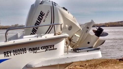 Imagen 3 de 9 de Tracker Naval Center Cabinada - Evinrude E-tec 115 C/trailer