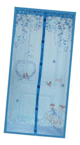 Cortinas De Puerta Con Mosquitera El 100x210cm