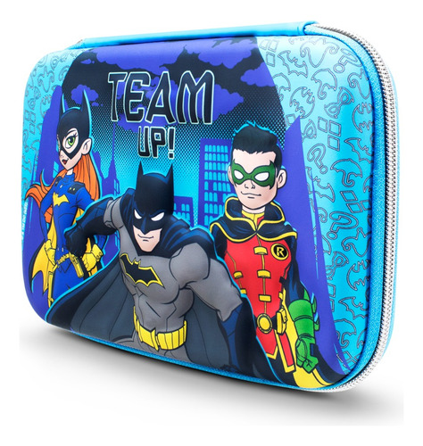 Lapicera Escolar Para Niños Con Diseño De Batman Dc Comics Color Azul