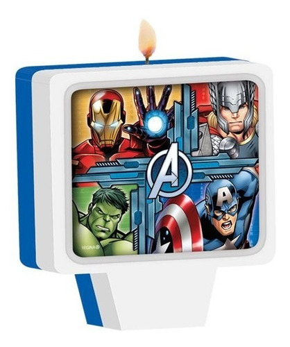 Vingadores Avengers Animated Vela Festa Aniversario