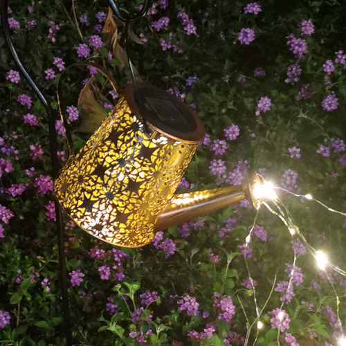 Agua Puede Luz Tira Luz Hadas Luz Jardín Césped Lámpara