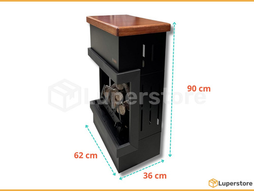 Estufa Hogar Calefactor Kamin Kompakt Y Fogon Atek 7500 C