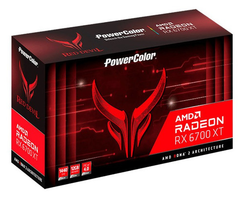 Imagem 4 de 6 de Placa De Video 12gb Gddr6 Power Color Red Devil Rx 6700xt