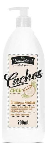 Yamasterol Cachos Leite Oleo Coco 900gr Creme Pentear Umecta