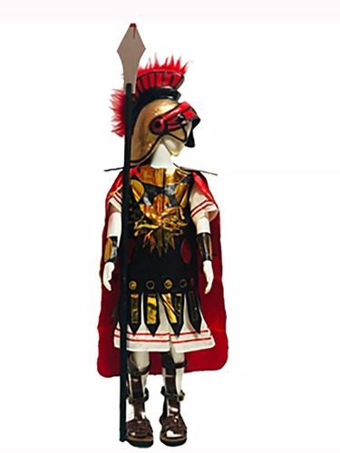 Disfraz De Soldado Romano Niño Armadura Gladiador