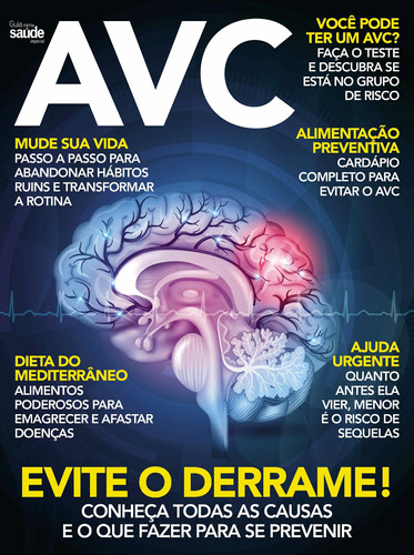 Guia minha saúde - Especial - AVC - Vol. 13, de On Line a. Editora IBC - Instituto Brasileiro de Cultura Ltda, capa mole em português, 2018