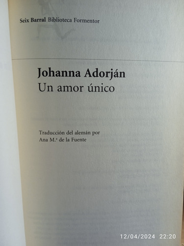 Un Amor Único (Usado)