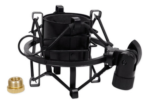 Black Metal Shock Mount W/foam For Mxl V67g He Condenser Ccc