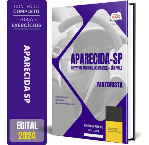 Apostila Concurso Aparecida Sp 2024 - Motorista