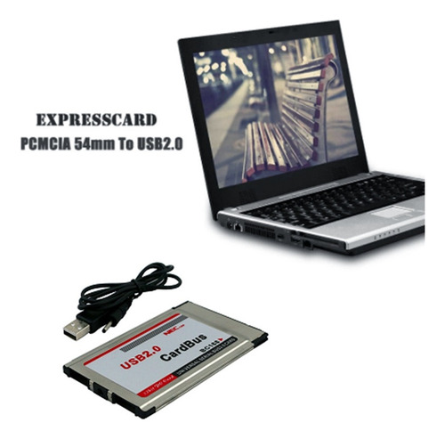. Adaptador De Tarjeta Pcmcia A Usb 2.0 Cardbus Dual De 2