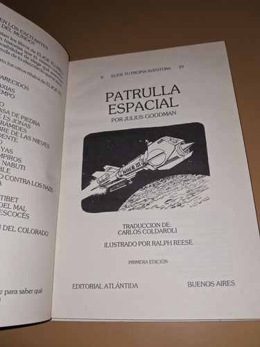 Patrulla Espacial- Julius Goodman- Ed. Atlantida 