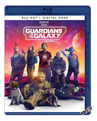 Guardians Of  Galaxy Vol 3 Tres Importada Pelicula Blu-ray